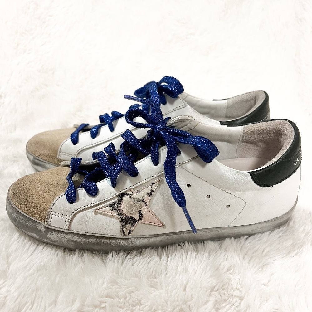 Golden Goose, White/Tan, Sneakers, 37